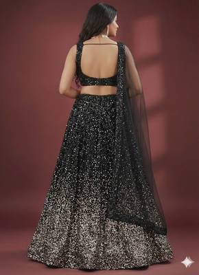 Designer Bollywood Style Wedding Wear Lehenga Choli 5