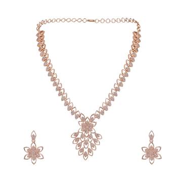 Elegant rose necklace 3