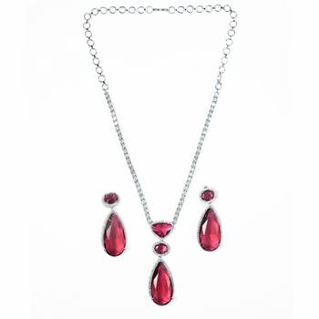 Sapphire glow necklace 4