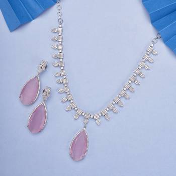 Crystal radiant  necklace 1