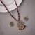 Lakshmi enachanted mehendi locket set with earrings