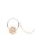 Gold plated traditional bridal nath/nose ring without piercing with pearl chain & stone for women (nl184w)