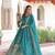 Sky Blue sequins Zari embroidered Kurti with dupatta