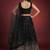 Black Sequin Work Velvet Wedding Lehenga Choli