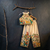 Off white embroidered halter top palazzo co-ord set for kids