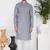 Grey linen cotton kurta for men