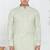 Pista green linen cotton kurta for men