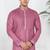 Pink linen cotton kurta for men