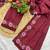 Maroon Color Multi Thread Embroidery Work Manipuri Silk Saree