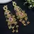 Kashmiri kundan gold plated earrings, lightweight statement jhumkas, indian bridal festive fusion earrings with ghungroo