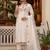 White viscose mango silk embroidered & sequins work kurta set