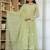 Pista chanderi silk embroidered ethnic readymade kurta set