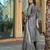 Grey vatican embroidered ceremonial salwar suit