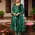Green winters special velvel salwar kameez