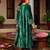 Green winters special velvel salwar kameez