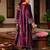 Maroon winters special velvel salwar kameez