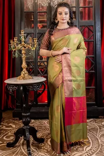 multicolor woven silk blend blend zari woven all seasons sarees