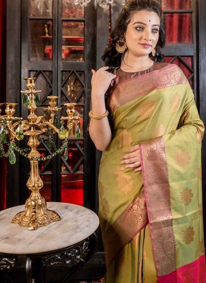multicolor woven silk blend blend zari woven all seasons sarees