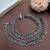 Oxidized silver ghungroo anklets: boho indian ethnic jewelry