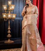 multicolor woven organza zari woven all seasons sarees