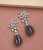 Classic black dangle earrings