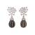 Classic black dangle earrings