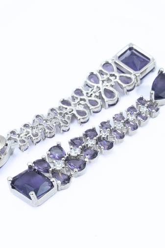 Vivid crystal dangle earrings