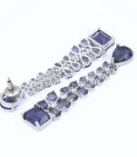 Vivid crystal dangle earrings