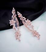 Rose gold serenade earrings