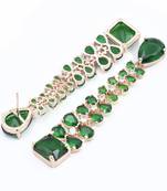 Elegance rose earrings