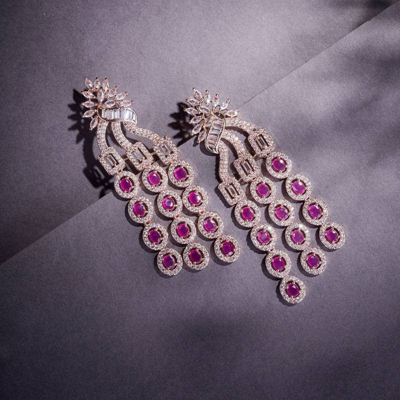 Serene jade earrings