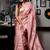pink hand woven tussar zari work all seasons sarees