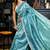 blue hand woven tussar zari work all seasons sarees