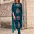 Rama rayon slub embroidered festive wear salwar kameez