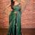 green embroidered tussar silk blend hand embroidery all seasons sarees