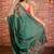 green embroidered tussar silk blend hand embroidery all seasons sarees