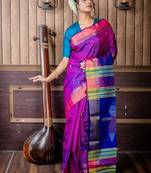 multicolor hand woven katan silk blend hand embroidery all seasons sarees