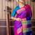 multicolor hand woven katan silk blend hand embroidery all seasons sarees