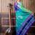 blue hand woven katan silk blend hand embroidery all seasons sarees