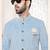 Men's blue swad velvet  - kurta set