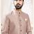 Men's onion woven jacquard thread and sequence embroidery all over  kurta set