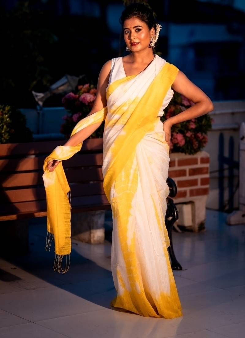 multicolor hand woven silk blend bengal handloom all seasons sarees