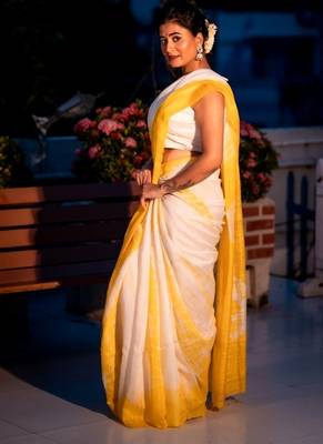 multicolor hand woven silk blend bengal handloom all seasons sarees 2
