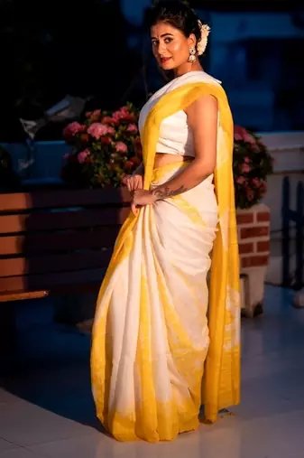 multicolor hand woven silk blend bengal handloom all seasons sarees