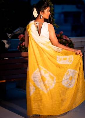 multicolor hand woven silk blend bengal handloom all seasons sarees 4