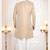Men's cream woven jacquard self design in fabric kurta set