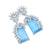 Blue turquoise delight earrings