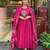 Pink rayon embroidered salwar kameez