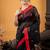black hand woven silk blend cotton zari work all seasons sarees