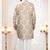 Men's bedge woven jacquard thread embroidery all over  kurta set